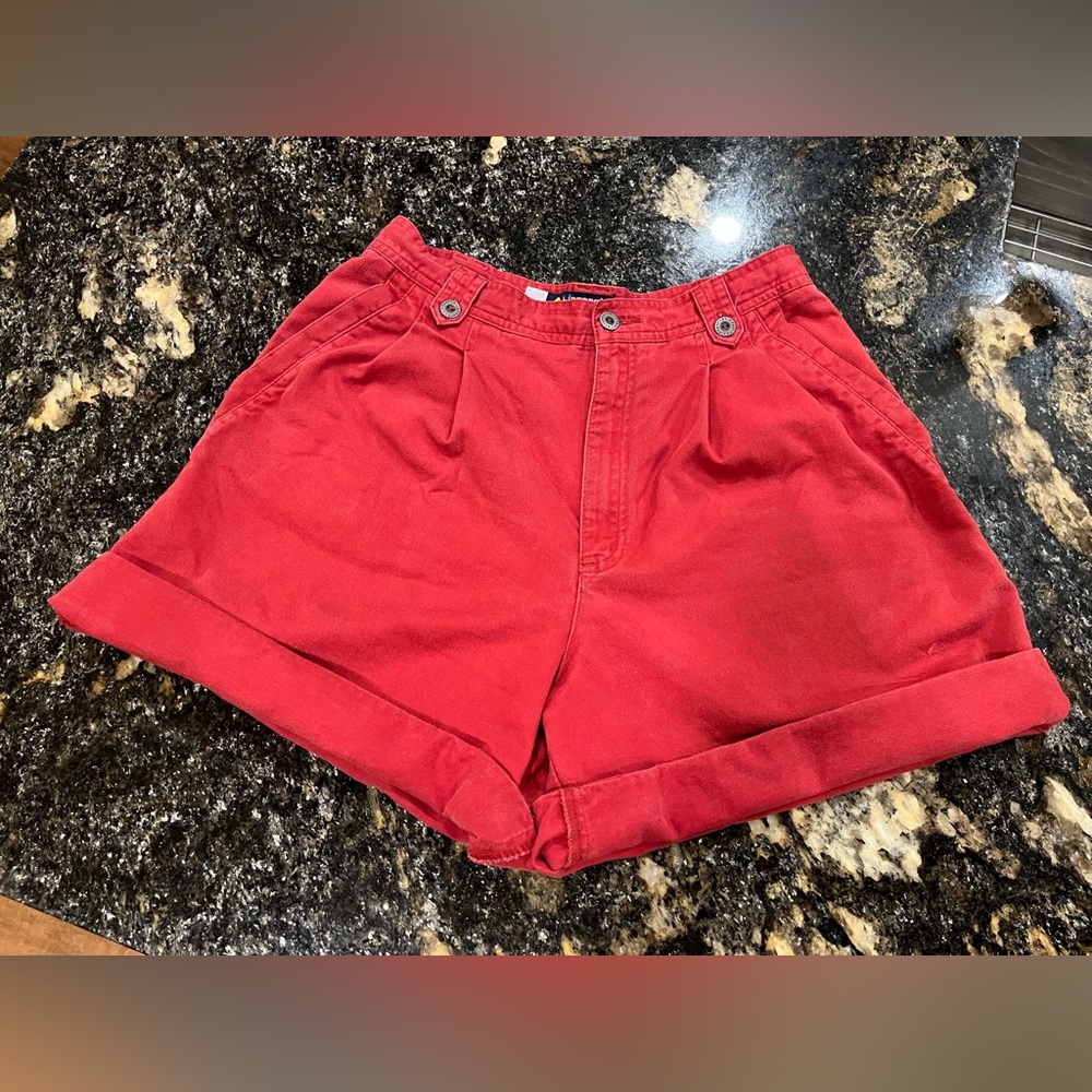 VTG 90s Liz Sport Burnt Orange High Waist Shorts. GREAT color! Size 10 Petite.
